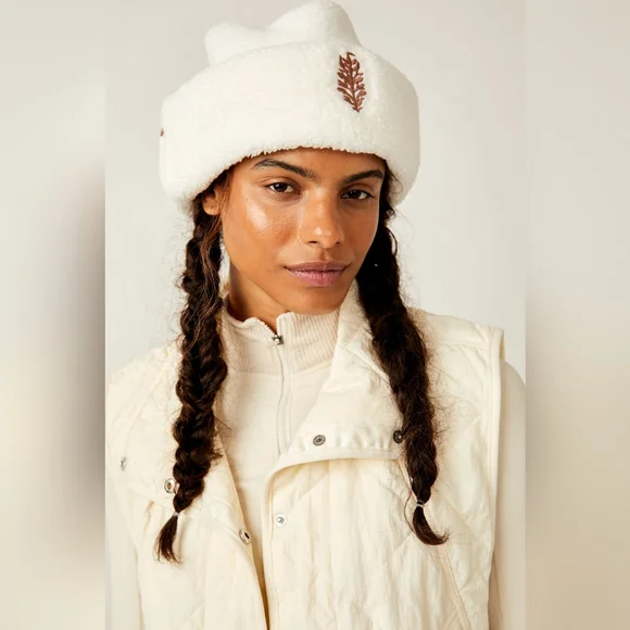 Free People Back Roads Beanie in Ivory NWT Free People FP Movement Back Roads Beanie Womens One Size  main image 2